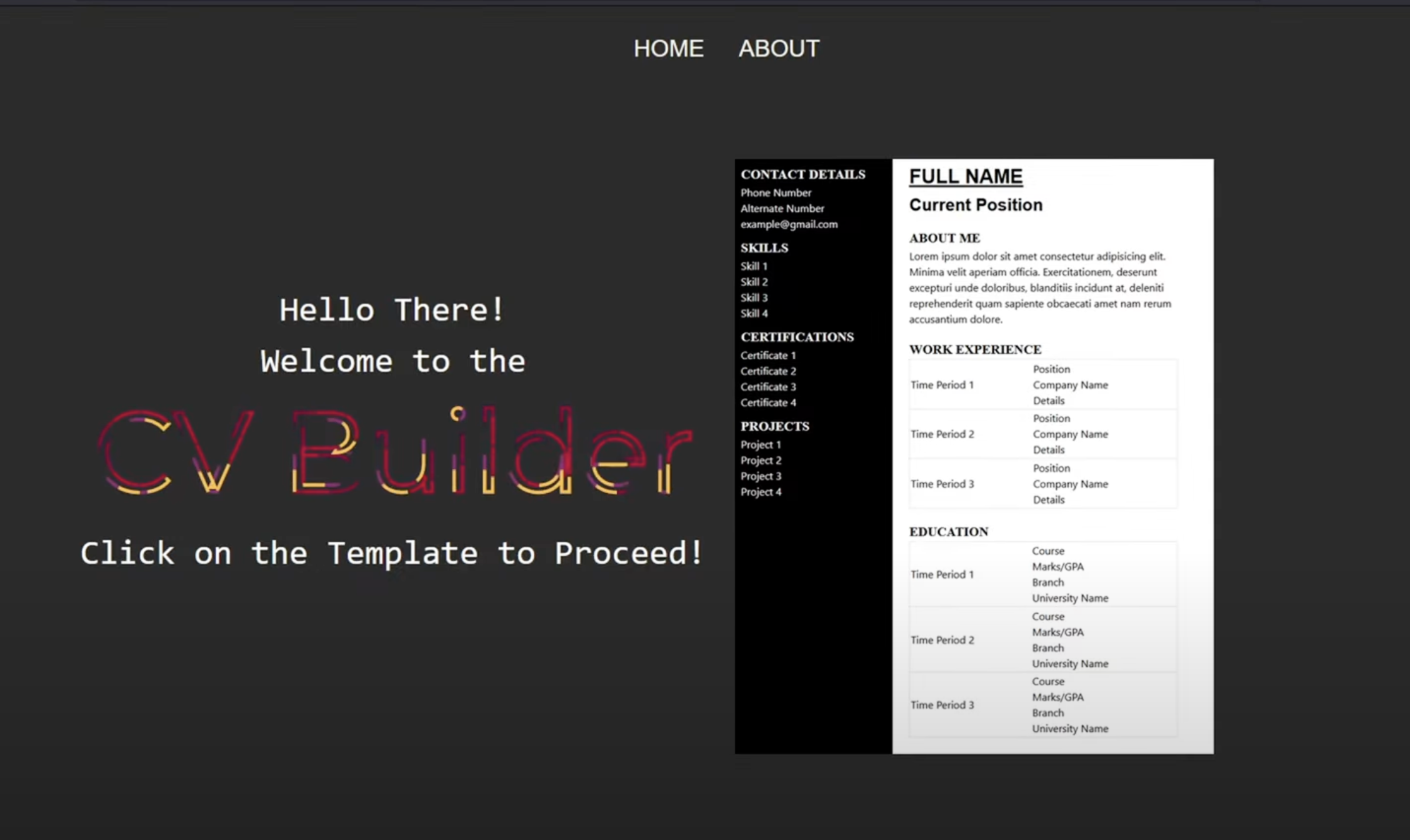 CV Builder (2023)